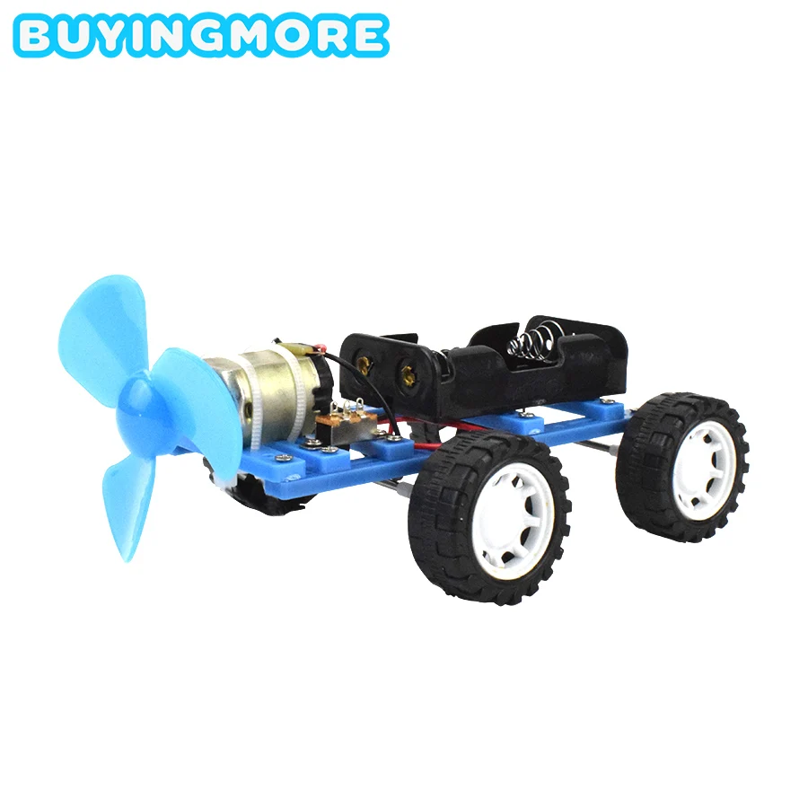 

DIY Aerodynamic Electric Car Model Kits Science Assembled Kids Toy Handmade Physics Experiment Creative Educational Toys Gifts