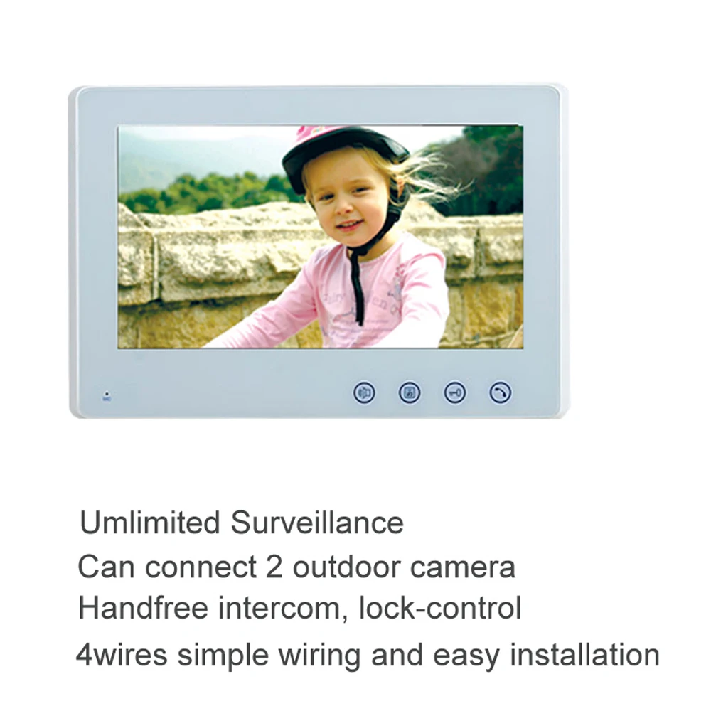 CUSAM 7 &quotLCD 800TVL видео домофон система непромокаемый дверной звонок разблокировка