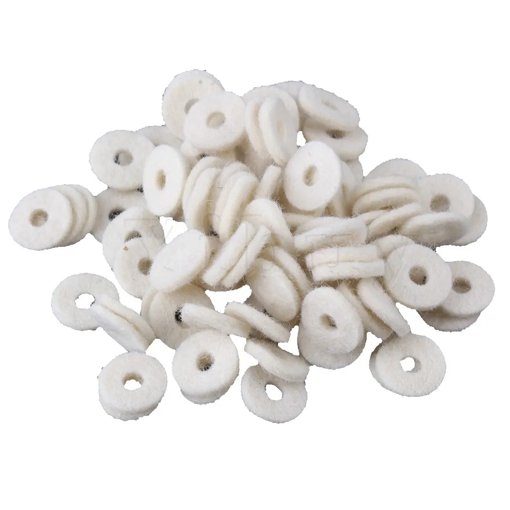 

Yibuy 90pcs Piano Keyboard Felt Front Rail Regulating Punchings Repair Parts 12mm