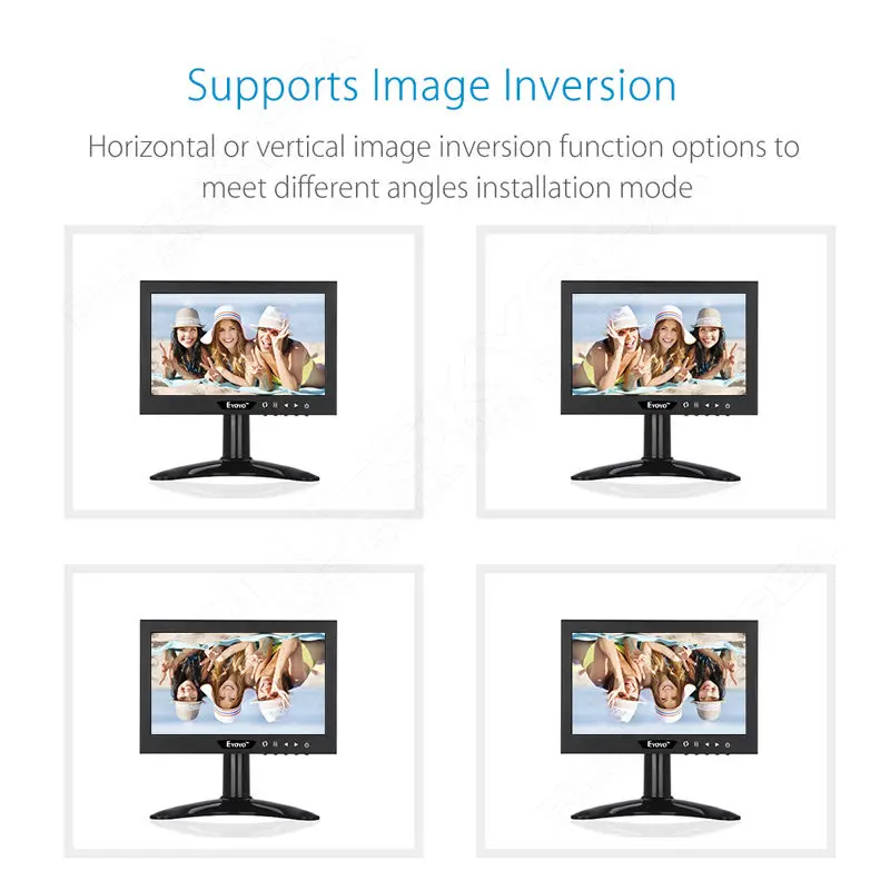 EYOYO JSWHD07 7 &quotTFT lcd цветной HDMl BNC монитор экран для ПК CCTV DVR камера безопасности