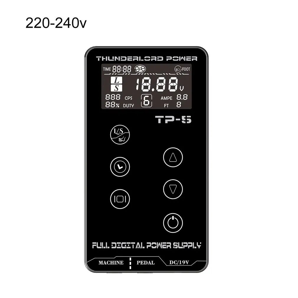 

High Quality Tattoo Power Supply Touch Screen Intelligent Digital LCD Dual