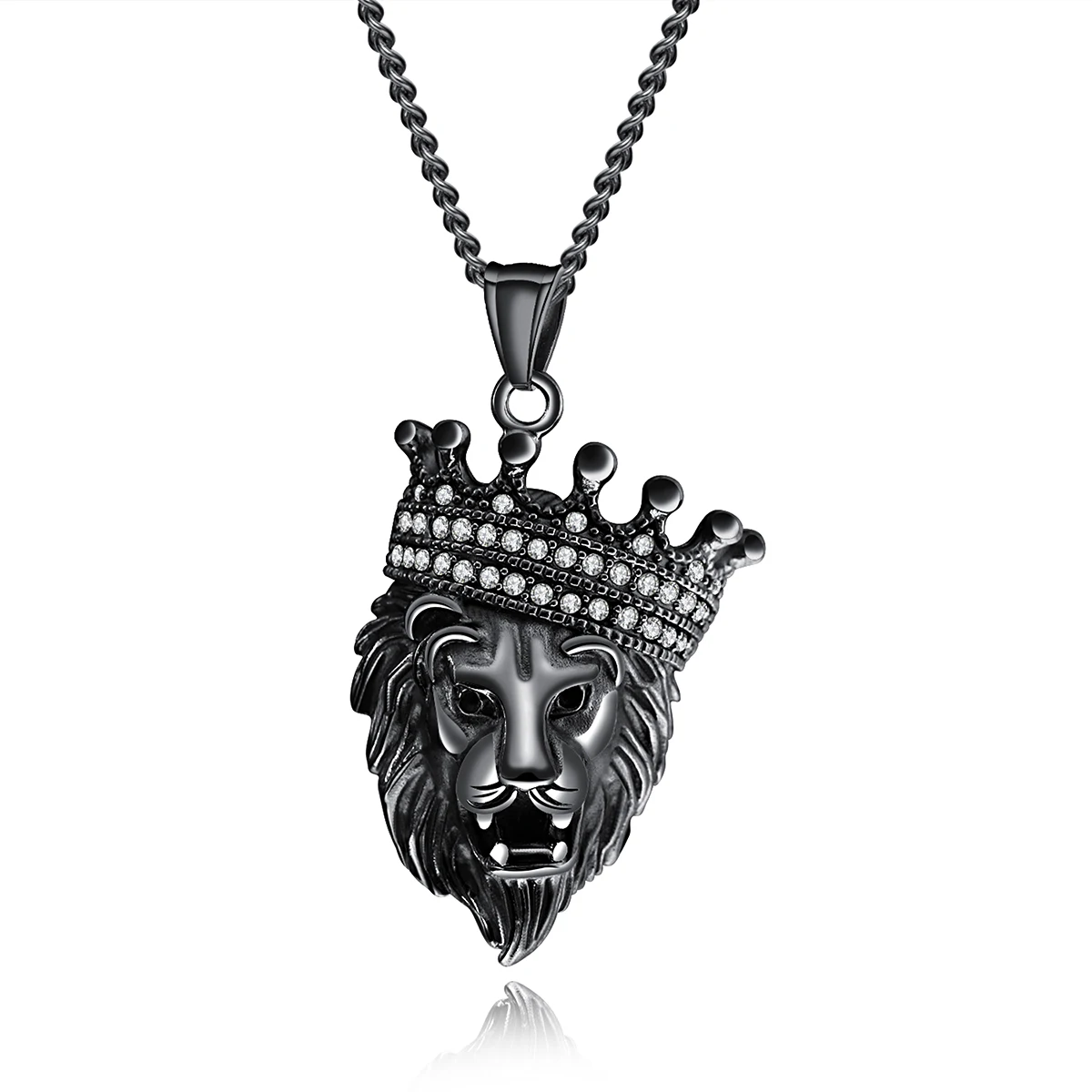 

Hip-hop Tide Male Personality Men's Pendant Necklace 2019 Stainless Steel Silver Necklaces For Men Jewelry Gift With Chain Party