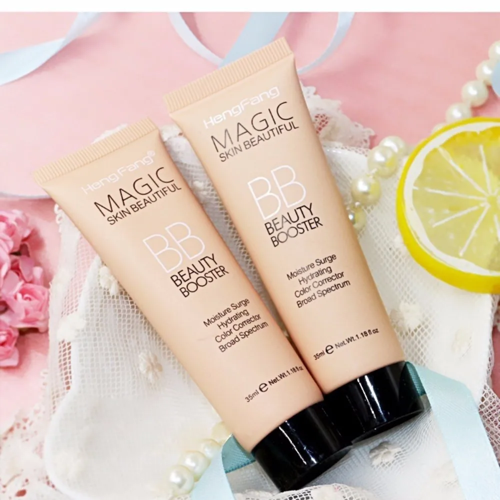 

Natural Brightening BB Cream Foundation Base Makeup Concealer Cream Whitening Moisturizing Primer Face Beauty Cosmetics TSLM1