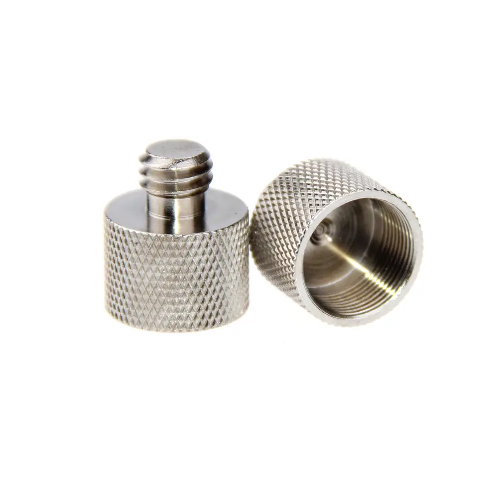 

CAMVATE 2 Pieces 3/8"-16 Male to 5/8"-27 Female Thread Adapter for Microphone Mounts and Stands