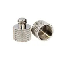 CAMVATE 2 Unidades 3/8 “-16 Macho a 5/8”-27 Rosca Hembra Adaptador para Micrófono Soportes y Stands