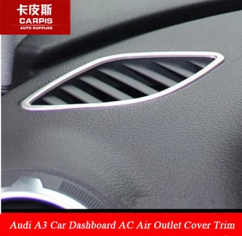 

Chrome Car Dashboard Air Conditioning AC Vent Outlet Cover Trim For Audi A3 2013 2014 2015 2016 2017 Accessories Car Styling