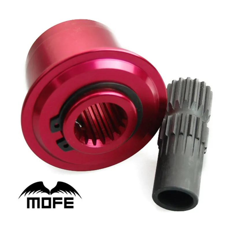 MOFE PINK Steering Wheel Snap Off Quick Release Hub Adapter Boss kit