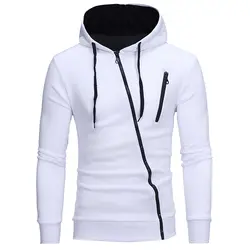 Новый 3D толстовки Для мужчин брендовая мужская Толстовка Sweatershirt сторона косой тянуть Толстовка Для мужчин толстовки Moletom закрытый тонкий