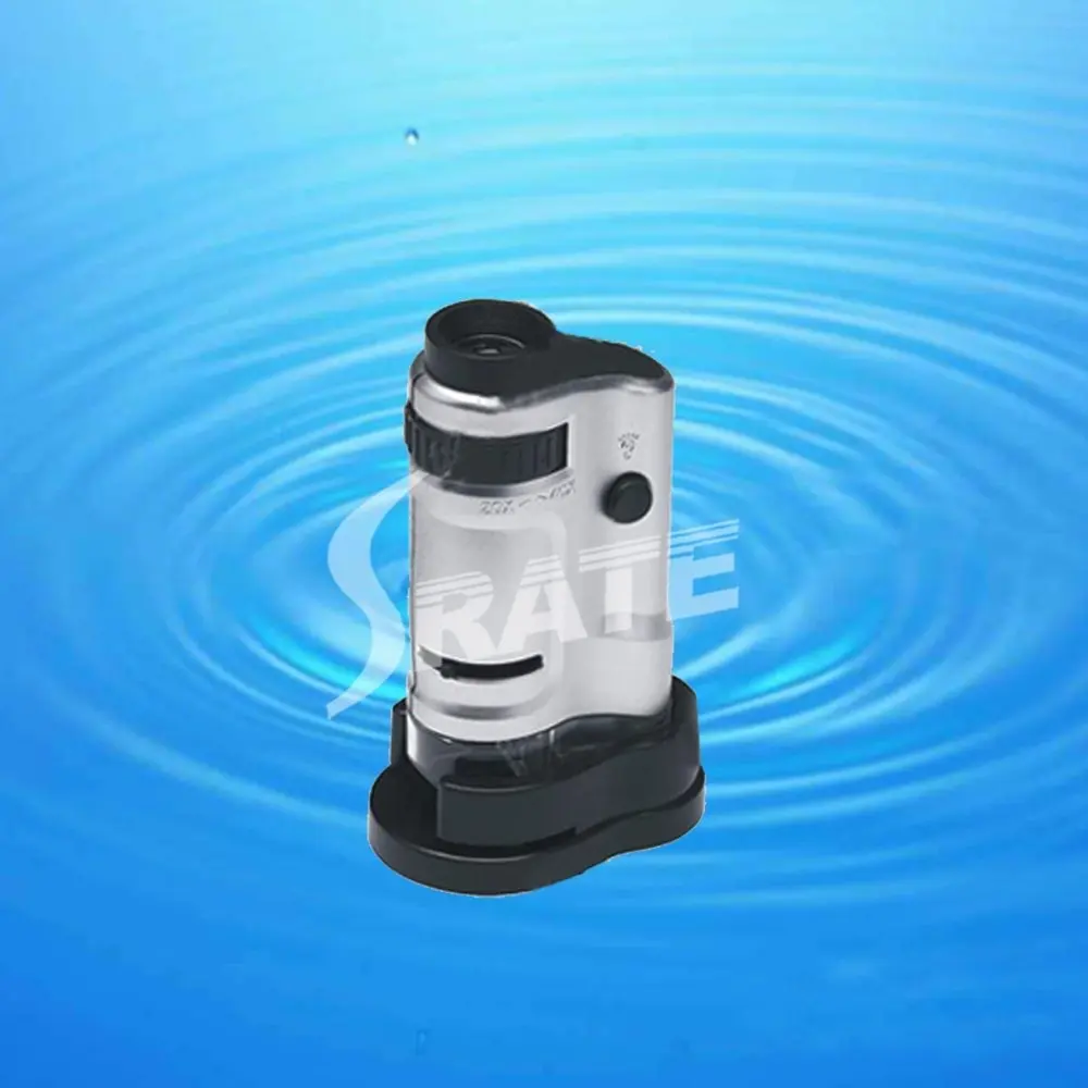 

20x-40x Zoom LED Illuminated Mini Pocket Microscope Magnifier with Scale and Base MG10081-8
