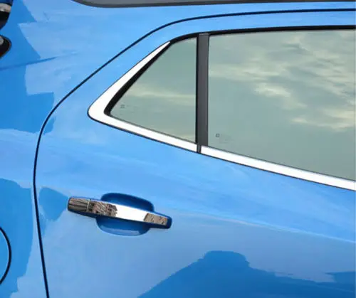 

LOWER DOOR WINDOW SILL MOLDING TRIM COVER FIT FOR BUICK ENCORE OPEL MOKKA CHROME 2012 2013 2014 2015 2016