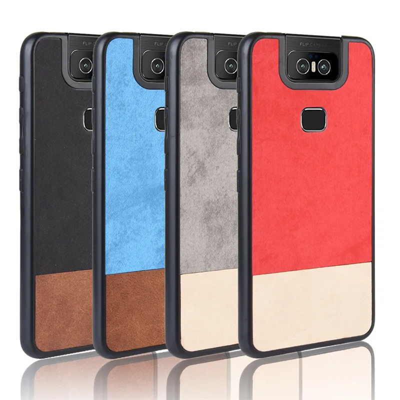 For Asus Zenfone 6 ZS630KL Case Luxury PU Leather Hard Cover 6Z ZS ZS630 630 630KL KL I01WD |