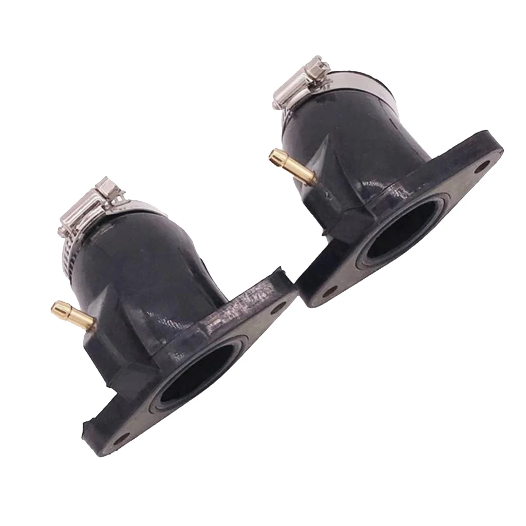 2 Pcs Motorcycle Carburetor Interface Adapter Intake Manifold For Yamaha V Star XVS650 XVS400 1998-2016 Carburetor Intake Parts