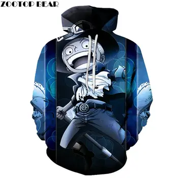 

Open Mouth One Piece 3D Print Men Pullover Sweatshirt Hoodies Fashion Men Casual Hoodie Men Anime Pullover Hoodie ZOOTOP BEAR