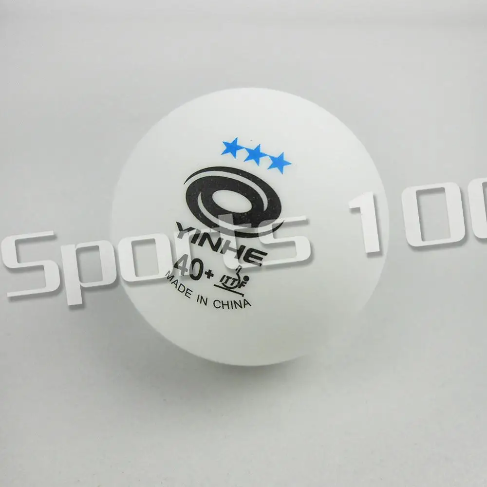 

12x YINHE 3-Stars White 40+ New Materials Plastic Seamless Table Tennis Balls For Pingpong 2015 The new listing Favourite