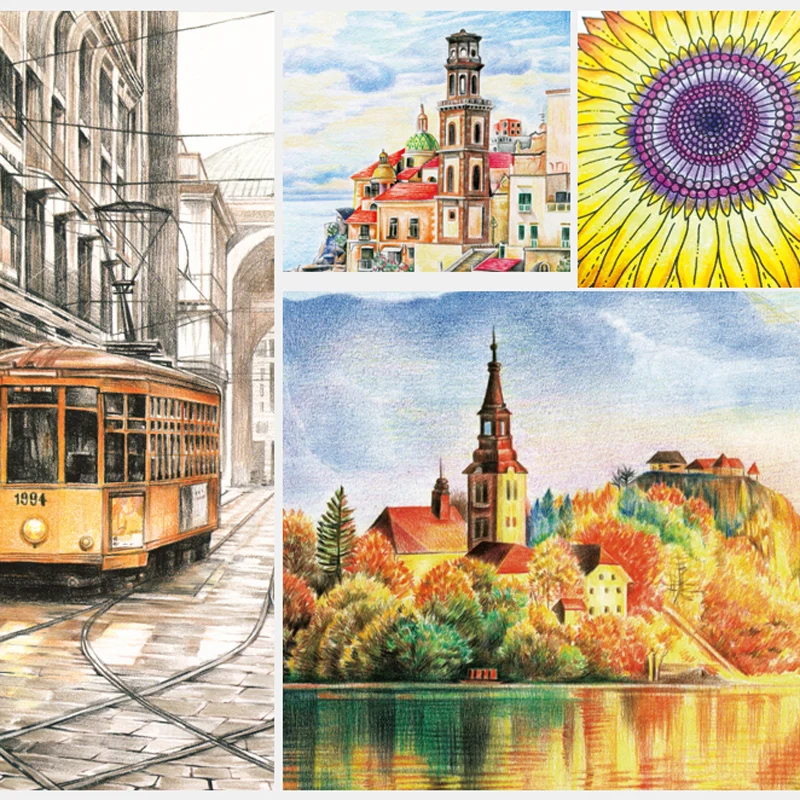 Цветные карандаши marco raffine 48 дюймов 72 набора|marco raffine|lapis de colorescolor pencil |