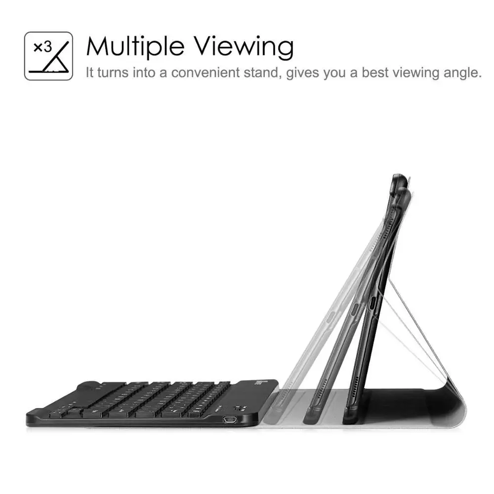 Russian Spanish Keyboard Case for Samsung Galaxy Tab S6 10.5 SM-T860 SM-T865 2019 Slim Stand Cover