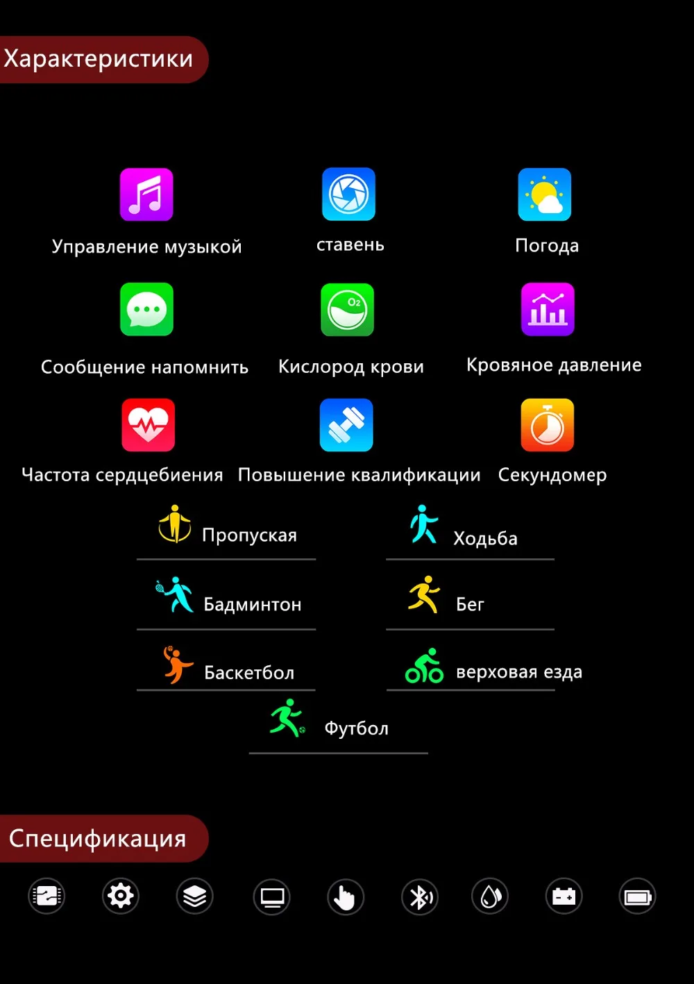 Полный сенсорный экран смарт часы фитнес браслет умный браслет здоровья 5 в 1 шагомер с измерением давления пульсометр трекер для хонор ми бенд часы ксиоми мужские женские сяоми напульсник