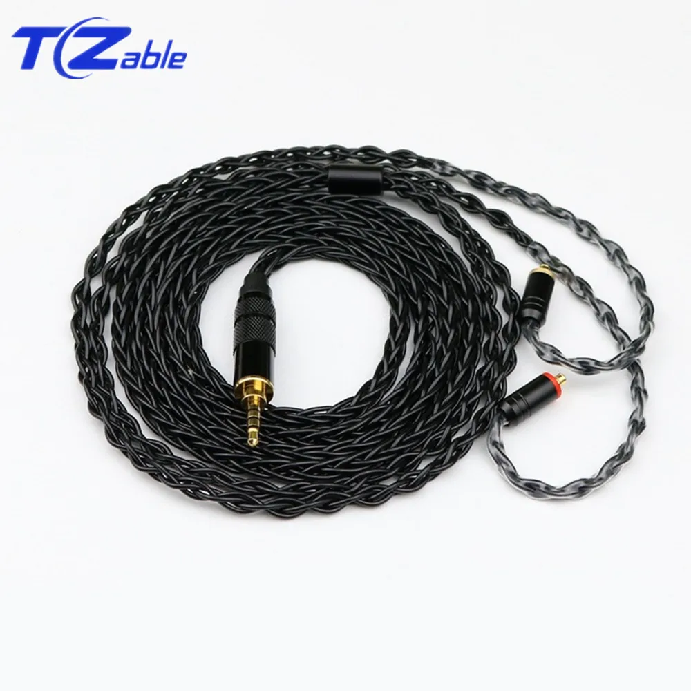 Hi Fi кабель для наушников IM A2DC MMCX ie80 0 78 Pin сделай сам гарнитуры с однокристальным