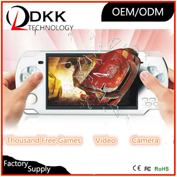 

DHL FedEx Delivery 4.3 inch color screen handheld game console 8GB memory MP5 game player support Video Camera Music E-book