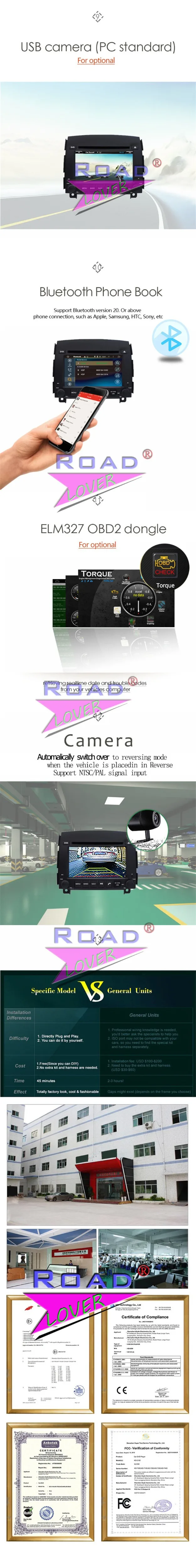 Top Roadlover Android 8.0 Car DVD Player Radio For Hyundai Sonata NF YU Xiang 2006- Stereo GPS Navigation Automagnitol Two Din Video 10