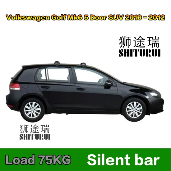 SHITURUI для Volkswagen T5 T6 Golf 5 4 T6 MAGOTAN MK6 Volkswagen Ультра тихий грузовик на крыше автомобиля специальный алюминиевый сплав замок ремня - Цвет: Слоновая кость