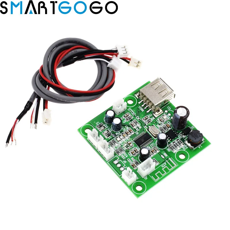

DC Bluetooth 4.0 Audio Receiver Board Car Bluetooth Module Circuit Board 6-39V