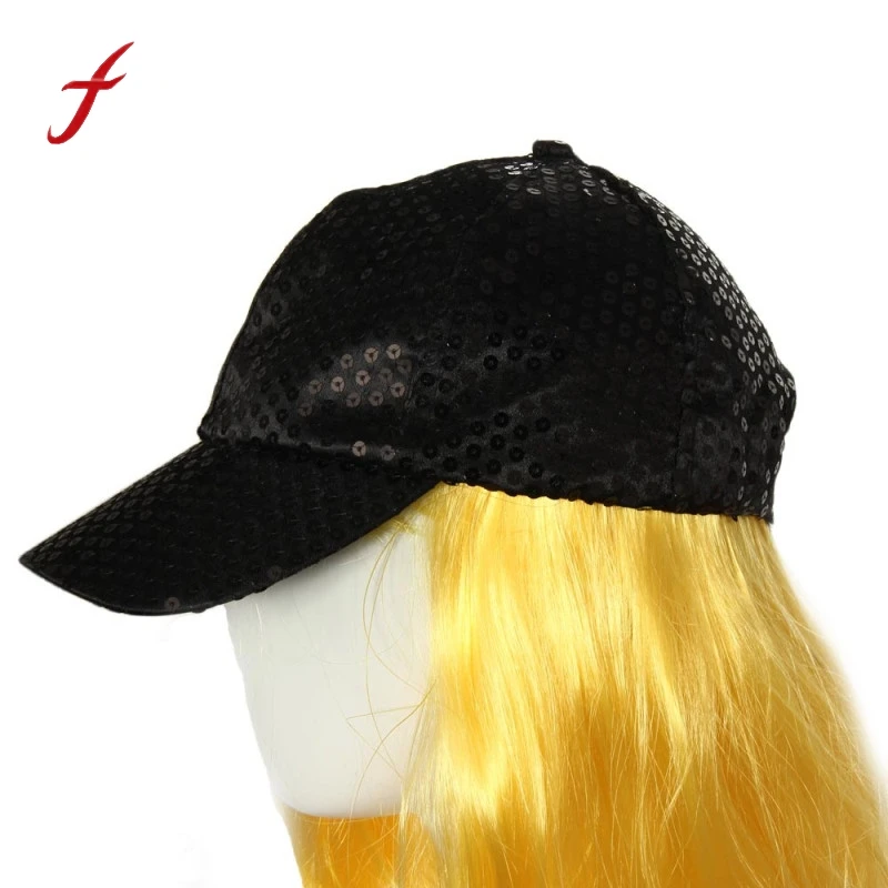 

2017 women baseball cap adjustable men snapback caps brand Nightclub girl fshion Sequins sport Hiphop Colorful hats