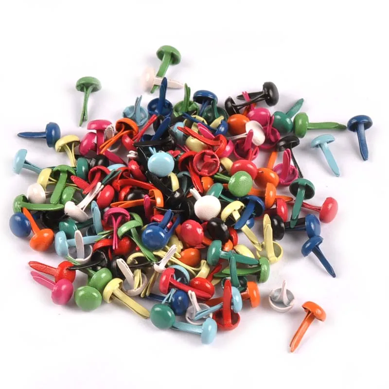 200Pcs-Mixed-Pastel-Round-Brads-Fastener-Embellishment-Studs-And-Spikes-For-Clothes-Metal-Crafts-Shoes-Decoration