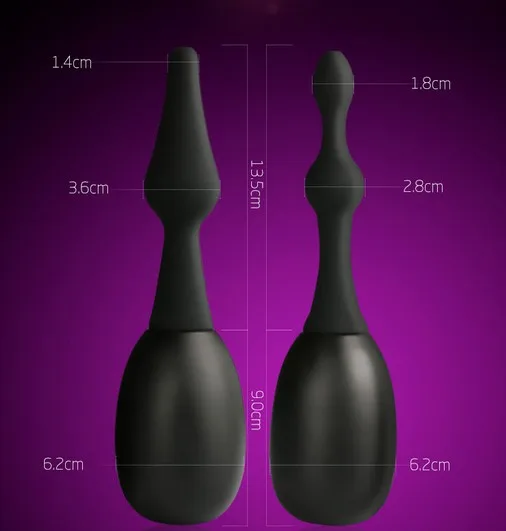 Bidet Male and Female Use Anal Anus Enema to Wash Silica Gel Flushing
