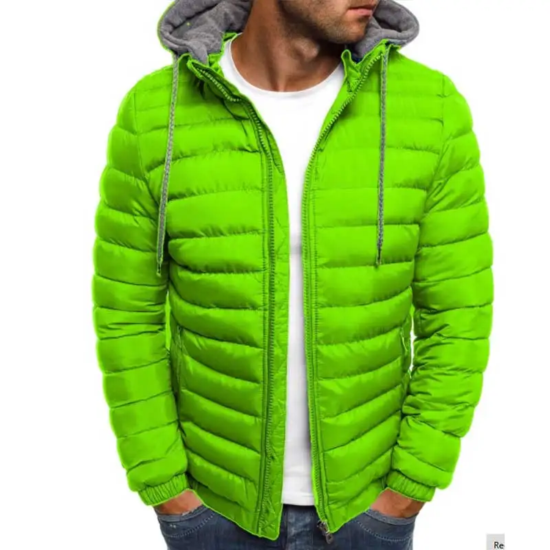 ZOGAA зимняя куртка мужская новая брендовая парка с капюшоном хлопковое пальто мужские теплые куртки модные пальто
