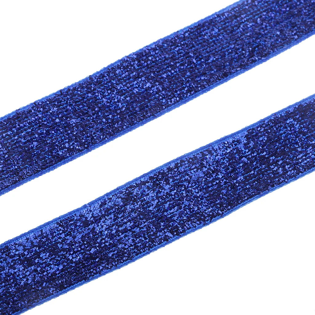 1 Roll Assorted Colors 10mm/15mm/20mm Glitter Velvet Ribbon DIY Crafts Hair Bow Clothes for Sewing Scrapbook Making Home Decor