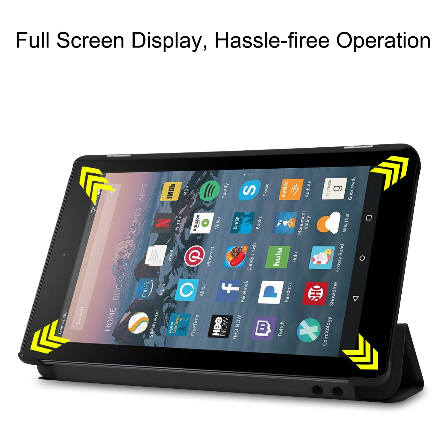 Ультра тонкий умный чехол для Amazon Kindle Fire HD 7 Tablet чехол для Kindle Fire 7 9th Generation+ подарок