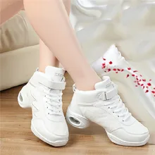 New Breathable Dance Shoes Women Teachers Latin Salsa Jazz Modern Fitness Dancing Sneakers Ladies Aerobics Shoes