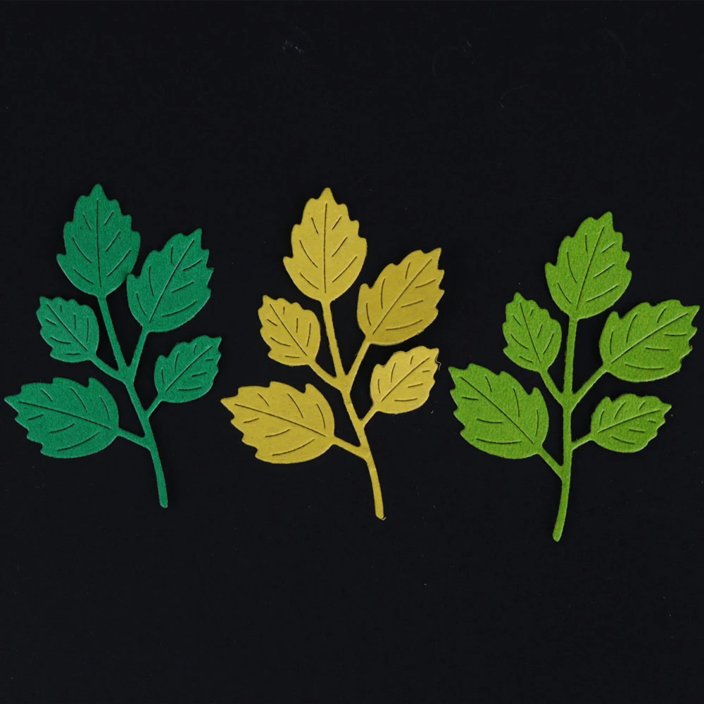 Craft Dies Scrapbooking Leaves Set Decor Metal Cutting