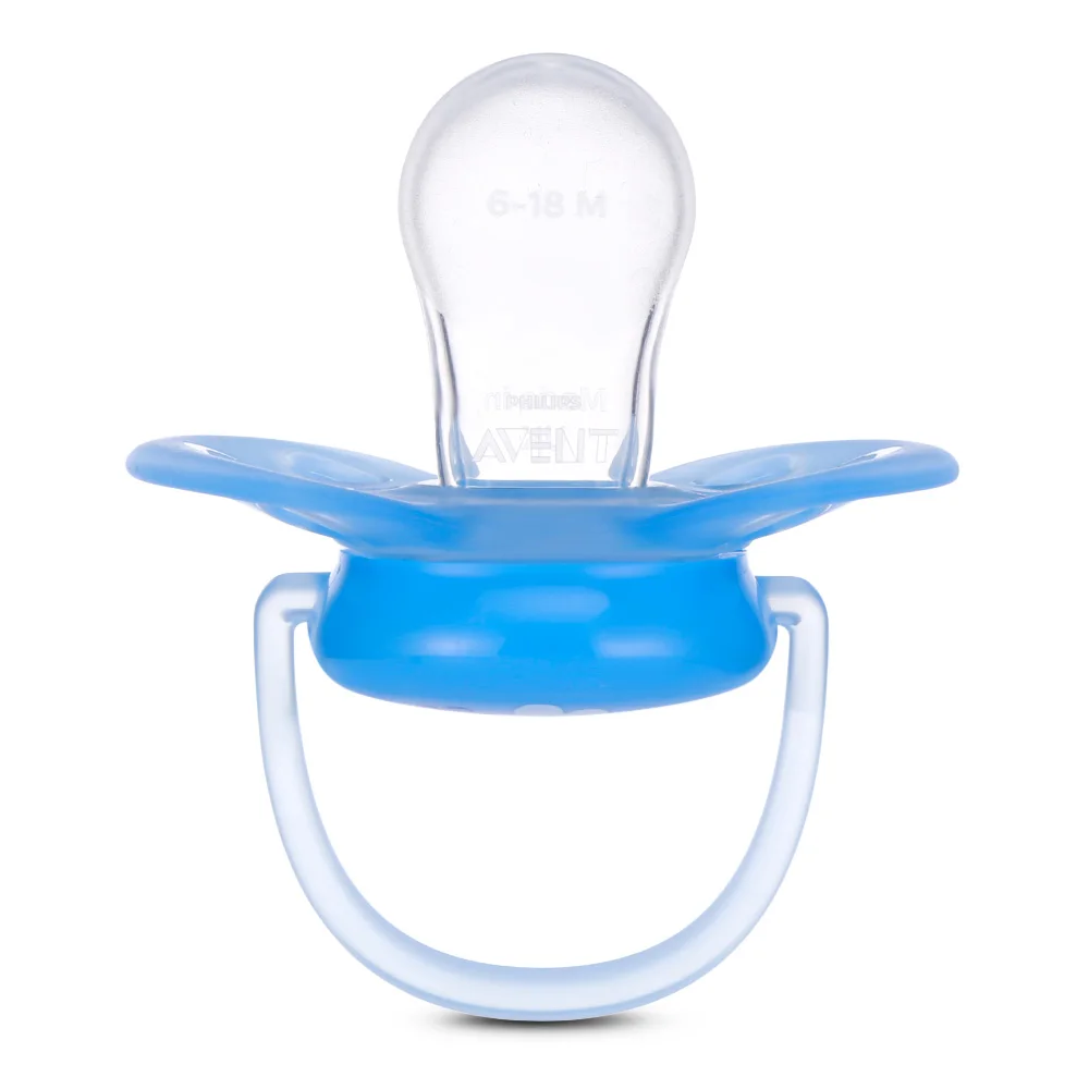 Philips Avent, 2 шт., Детская соска, BPA бесплатно, форма дуги с ручкой, Детская соска, Ортодонтическая Соска для детей 6-18 месяцев