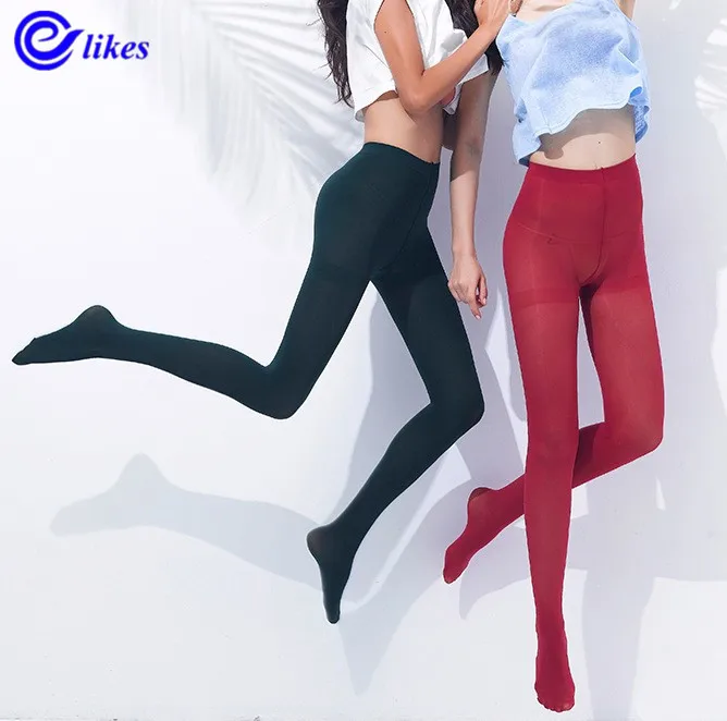 3pcs Big Size Spring Autumn Winter Warm Women Sexy Pantyhose Nylon 120D Velvet Candy Colors Seamless lidies long stocking