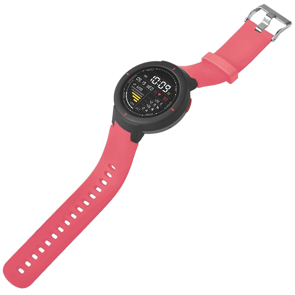 Для Amazfit Verge 3 ремешок силиконовый ремешок для часов сменный Браслет ремешки для часов напульсники ремешок для Xiaomi Huami Amazfit 3