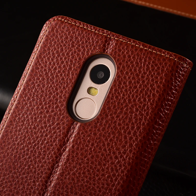 KEZiHOME для Xiaomi Redmi Note 4 Чехол Флип из натуральной кожи Мягкий силиконовый чехол pro|flip