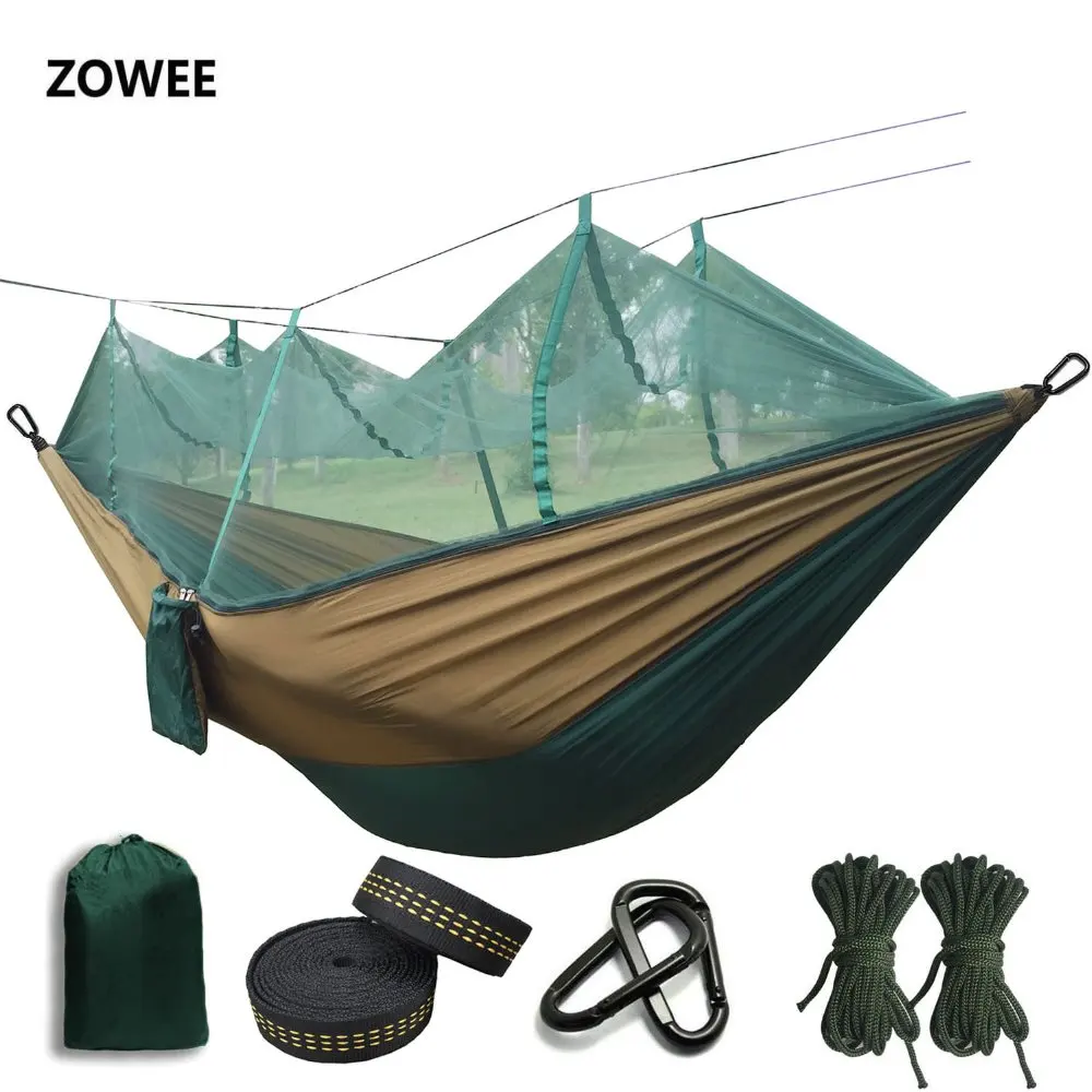 

2019 Ultralight Mosquito net Parachute Hammock with Anti-mosquito bites for Outdoor Camping Tent Using sleeping Free shipping