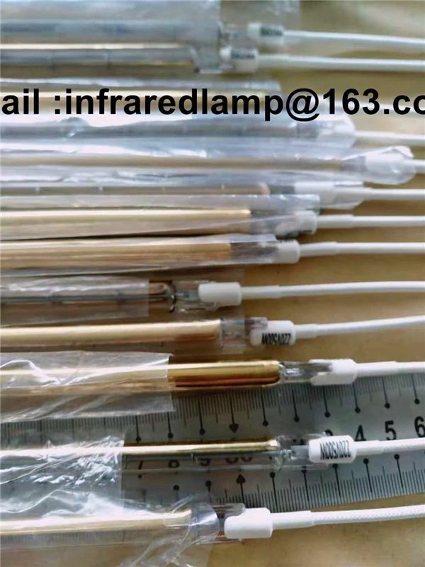 

quartz glass IR lamps halogen heating element short wave infrared heater 1000w