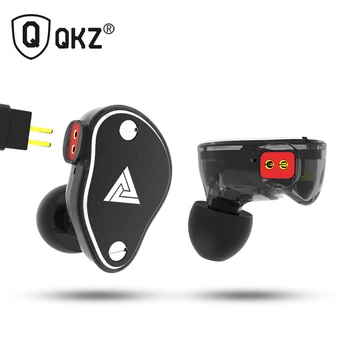

QKZ VK6 Dual Drive Stereo earphone In-ear Headset Earbuds Bass Earphones For iPhone huawei Xiaomi 3.5mm earphones With Mic