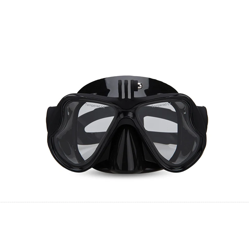 OSMO экшн очки-маска для ныряния/адаптер для DJI OSMO экшн расширения Комплект для экшн-Камеры Gopro hero 4/5/6/7 Insta 360 ONE X аксессуары - Цвет: Черный цвет