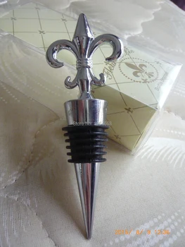 

Free Shipping 100box Paris Fleur de Lis Bottle Stopper Tableware, Dinnerware, Dinnerware Sets