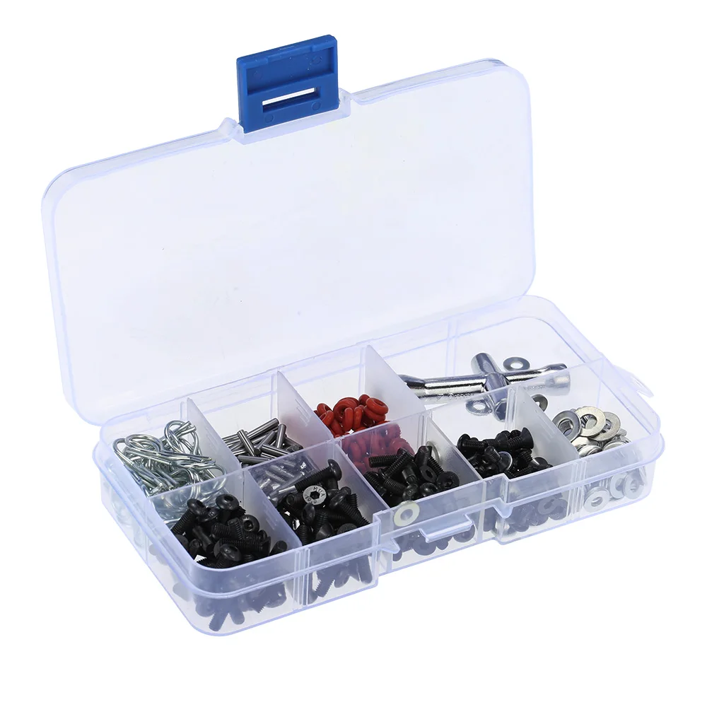 

Special Repair Tool and Screws Box Set for 1/10 RC Car include 270 Pcs Hexagon Wrench