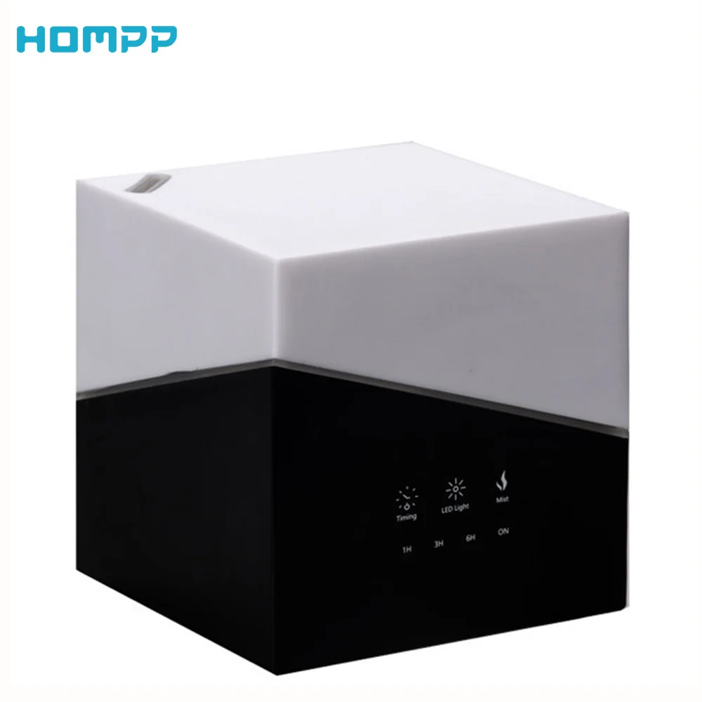 

Essential Oil Aroma Diffuser Aromatherapy Machine Rubik Cube Ultrasonic Colorful Air Humidifier Large Capacity for Bedroom 500ml