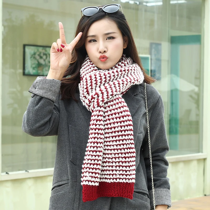 Buy Korean version wool scarves female autumn and