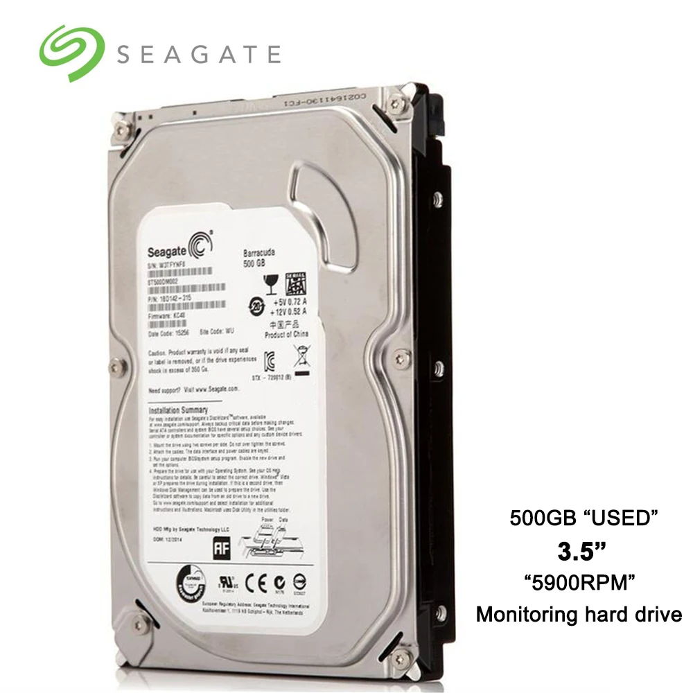 Seagate брендовый 500 ГБ настольный ПК 3 5 &quotВнутренний механический жесткий диск SATA