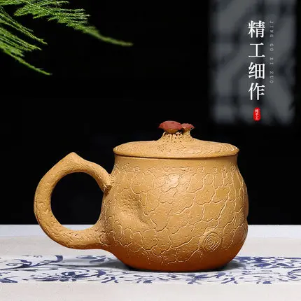 Горячая чайники Zisha известный чистый ручной руды Сегмент грязи для весеннего офиса крышка чай