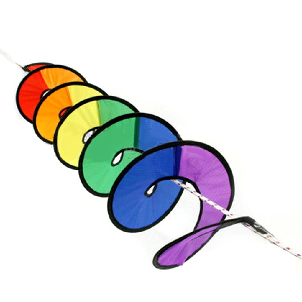 Hot Selling Colorful Camping Tent Foldable Nylon Rainbow Spiral Wind Spinner Tent Garden Home outdoor  Decorations