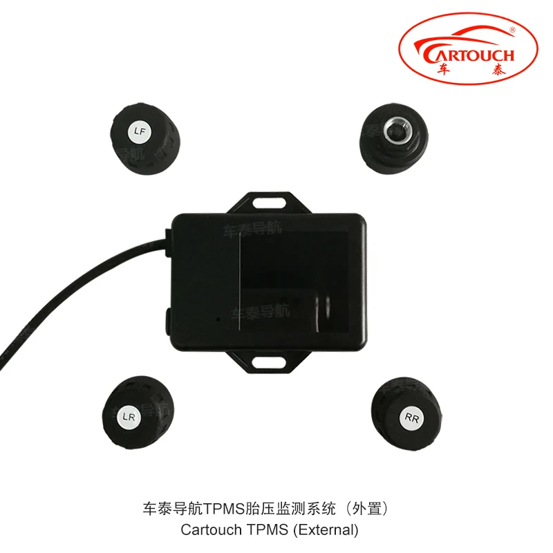 

Wireless Tire Pressure and Temperature Monitor System for any Android Car GPS System TPMS for Cartouch WinCE & Android Car DVD
